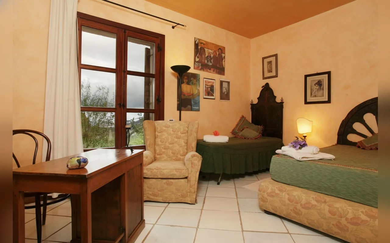 Camera con bagno privato — Giardino degli ulivi, Palermo (Sicilia) (foto 8)